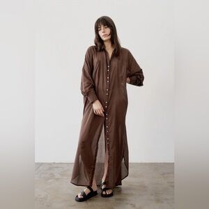 UNIKSPACE- SANTORINI SHIRT DRESS - new with tags